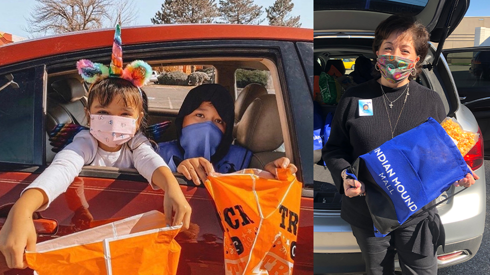 A Washington Prime Group food bank, one of many community help efforts it carried out during the pandemic.