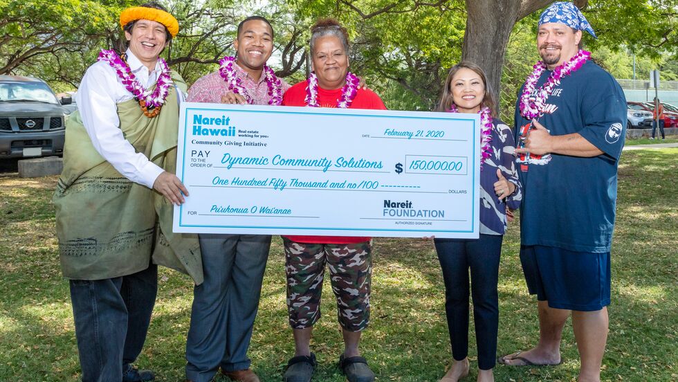 Hawaii check presentation