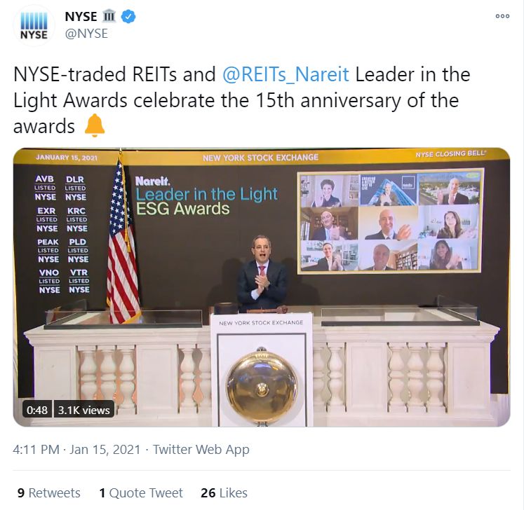 NYSE Tweet