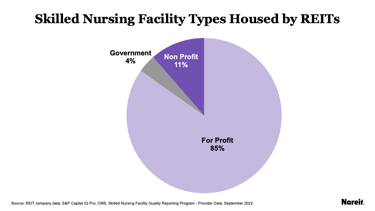 Skilled Nursing Facility Types Housed by REITs