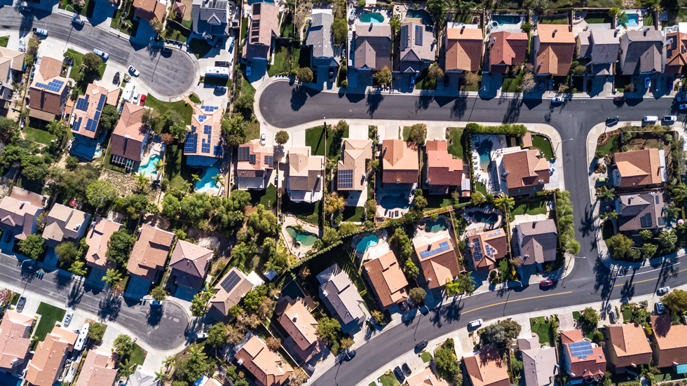 Residential Neighborhood Top Down