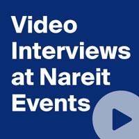 Video interviews at Nareit Events