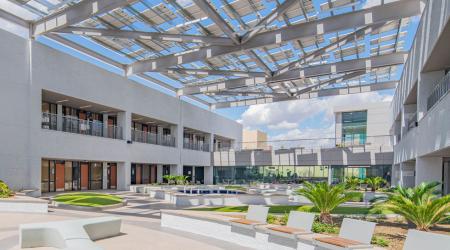 Soloar canopy at Ventas building