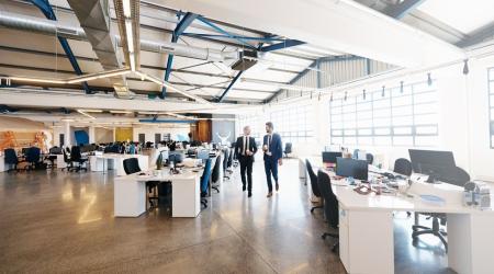 Stock photo of people in an office setting